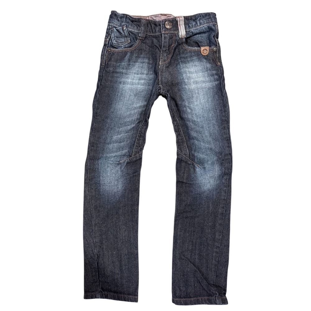 Catimini Original Design Kids Jeans Blue Wash Distressed Size 7 France‎
